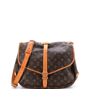 Louis Vuitton Saumur Handbag Canvas 35 #245097L10B